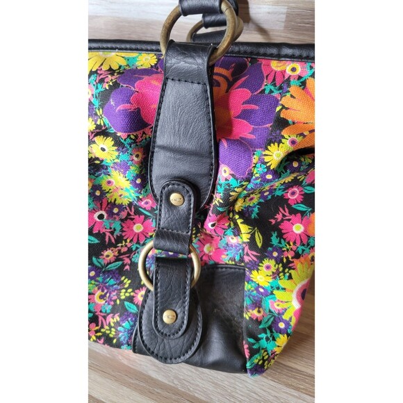 O’Neill Floral Bright and Funky Surfer Flower‎ Design Canvas Shoulder Bag Summer - Picture 8 of 15